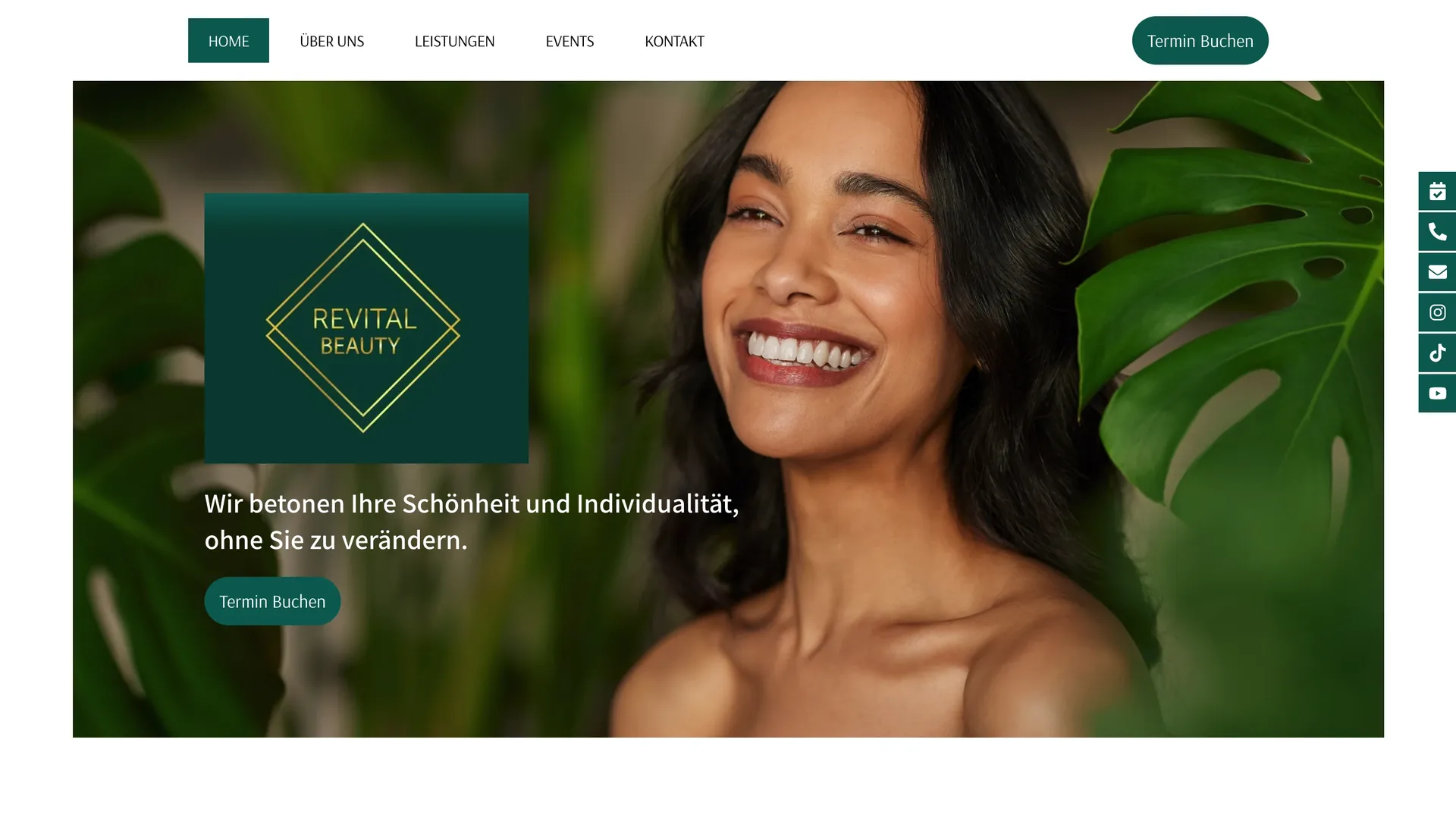 RevitalBeauty Header Design